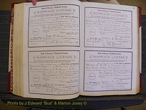 Richmond Marriages, Book EE, 1907-1909 P 302-303.JPG