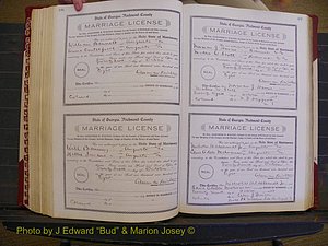 Richmond Marriages, Book EE, 1907-1909 P 306-307.JPG