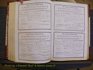 Richmond Marriages, Book EE, 1907-1909 P 322-323.JPG