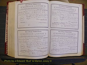 Richmond Marriages, Book EE, 1907-1909 P 358-359.JPG
