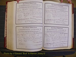 Richmond Marriages, Book EE, 1907-1909 P 368-369.JPG