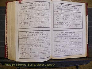 Richmond Marriages, Book EE, 1907-1909 P 374-375.JPG