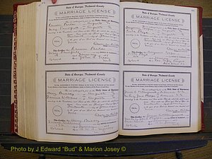 Richmond Marriages, Book EE, 1907-1909 P 404-405.JPG