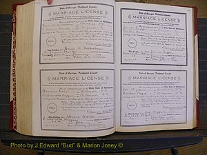 Richmond Marriages, Book EE, 1907-1909 P 422-423.JPG