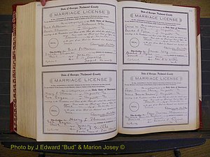 Richmond Marriages, Book EE, 1907-1909 P 452-453.JPG
