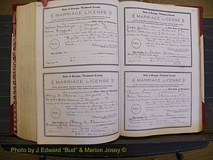 Richmond Marriages, Book EE, 1907-1909 P 456-457.JPG