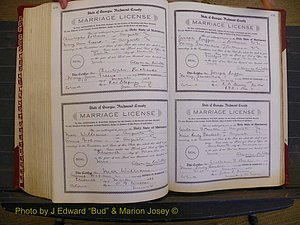 Richmond Marriages, Book EE, 1907-1909 P 458-459.JPG