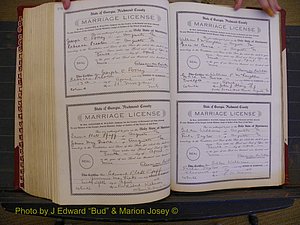 Richmond Marriages, Book EE, 1907-1909 P 490-491.JPG