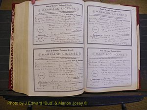 Richmond Marriages, Book EE, 1907-1909 P 536-537.JPG