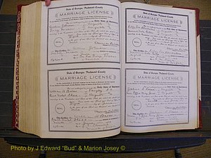 Richmond Marriages, Book EE, 1907-1909 P 538-539.JPG