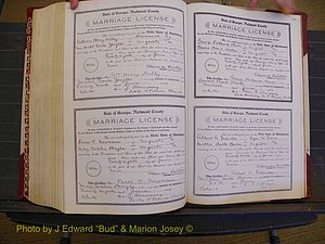 Richmond Marriages, Book EE, 1907-1909 P 554-555.JPG