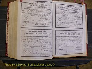 Richmond Marriages, Book EE, 1907-1909 P 564-565.JPG