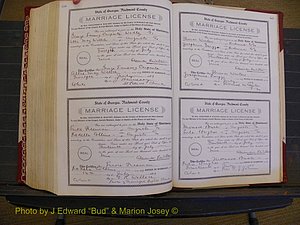 Richmond Marriages, Book EE, 1907-1909 P 566-567.JPG