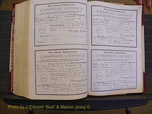 Richmond Marriages, Book EE, 1907-1909 P 578-579.JPG