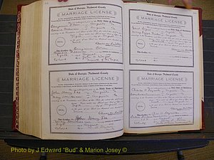 Richmond Marriages, Book EE, 1907-1909 P 584-585.JPG