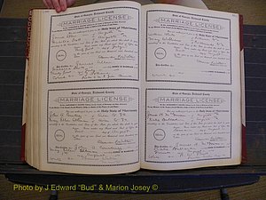 Richmond Marriages, Book FF, 1909-1911 P 300-301.JPG