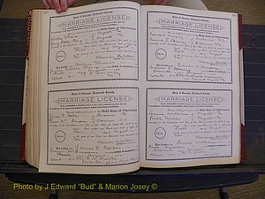 Richmond Marriages, Book FF, 1909-1911 P 302-303.JPG