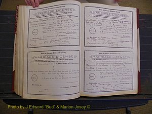 Richmond Marriages, Book FF, 1909-1911 P 312-313.JPG