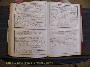 Richmond Marriages, Book FF, 1909-1911 P 322-324.JPG