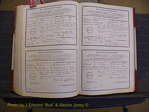 Richmond Marriages, Book FF, 1909-1911 P 352-353.JPG