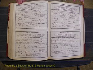 Richmond Marriages, Book FF, 1909-1911 P 374-375.JPG