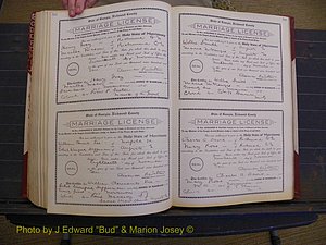 Richmond Marriages, Book FF, 1909-1911 P 392-393.JPG