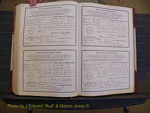 Richmond Marriages, Book FF, 1909-1911 P 404-405.JPG