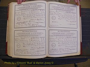 Richmond Marriages, Book FF, 1909-1911 P 432-433.JPG