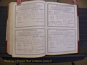 Richmond Marriages, Book FF, 1909-1911 P 442-443.JPG