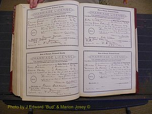 Richmond Marriages, Book FF, 1909-1911 P 446-447.JPG