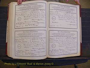 Richmond Marriages, Book FF, 1909-1911 P 456-457.JPG