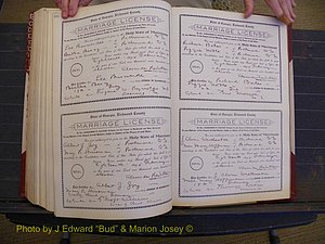 Richmond Marriages, Book FF, 1909-1911 P 488-489.JPG