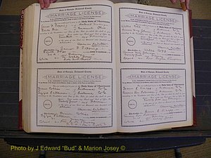 Richmond Marriages, Book FF, 1909-1911 P 492-493.JPG