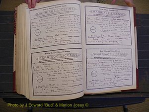 Richmond Marriages, Book FF, 1909-1911 P 526-527.JPG