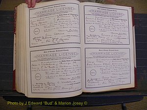 Richmond Marriages, Book FF, 1909-1911 P 532-533.JPG