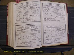 Richmond Marriages, Book FF, 1909-1911 P 566-567.JPG