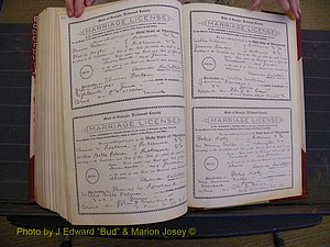 Richmond Marriages, Book FF, 1909-1911 P 594-595.JPG