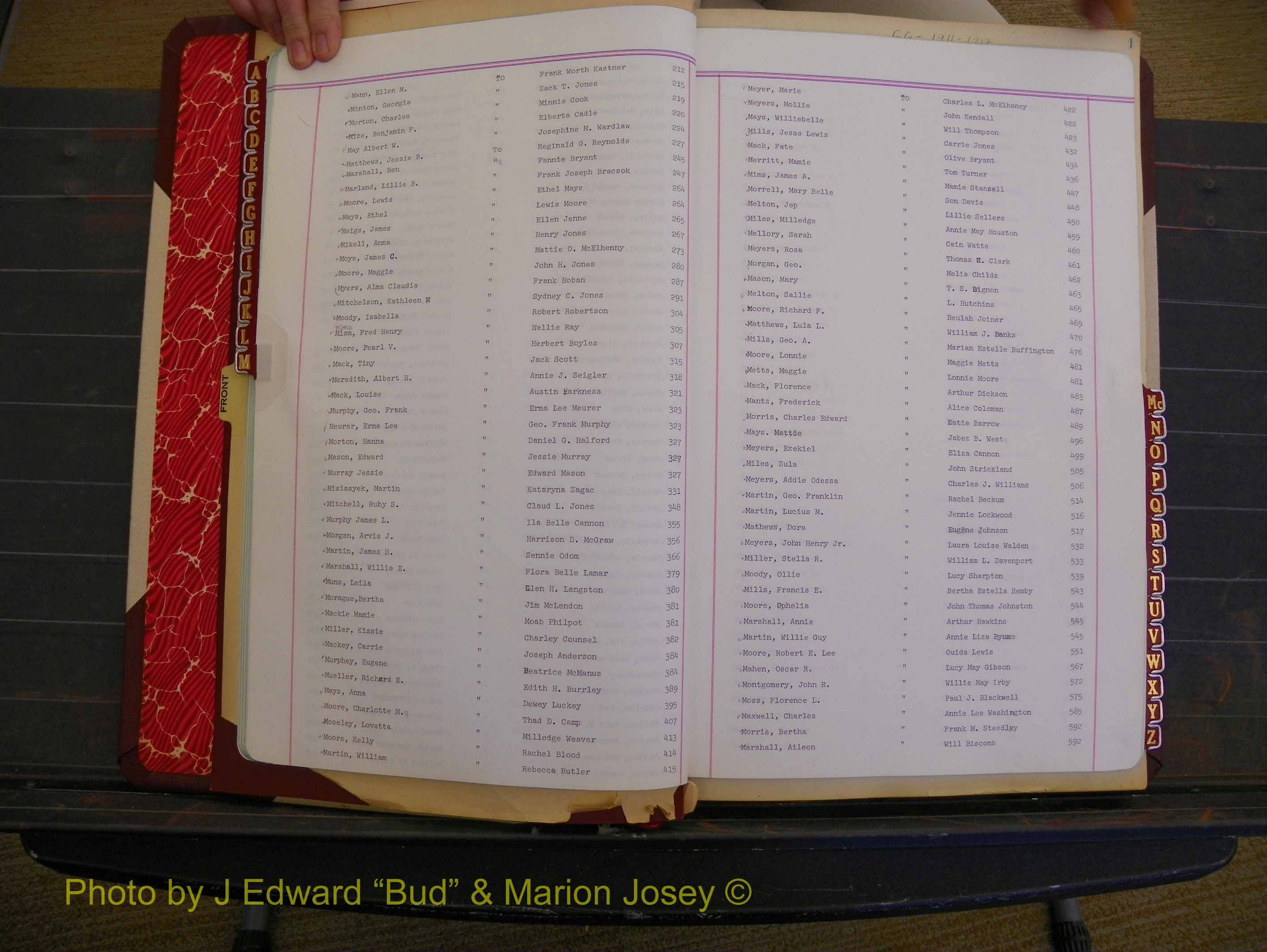Richmond Marriages, Book GG, 1911-1912 Index M (123).JPG