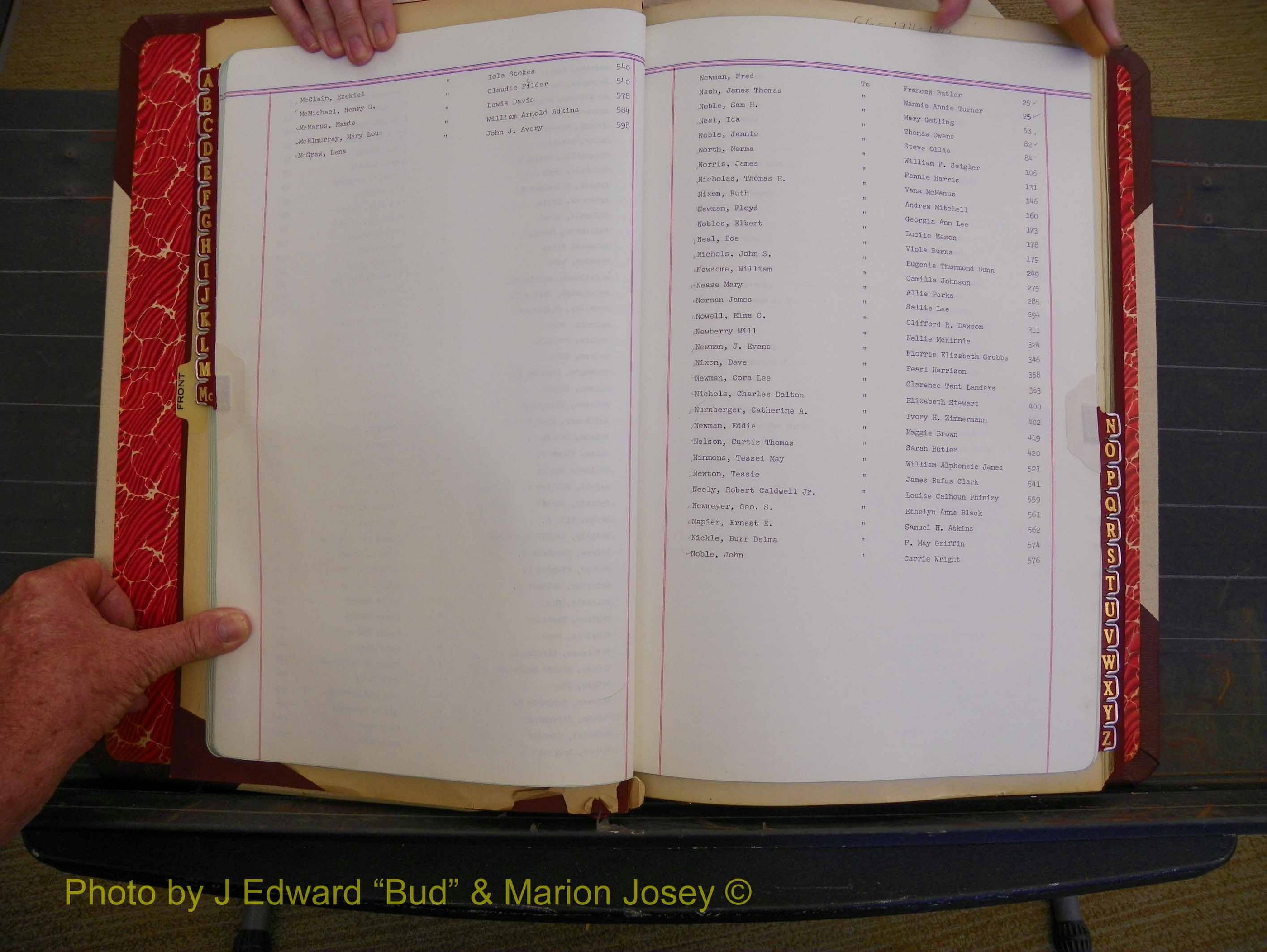Richmond Marriages, Book GG, 1911-1912 Index Mc & N (125).JPG