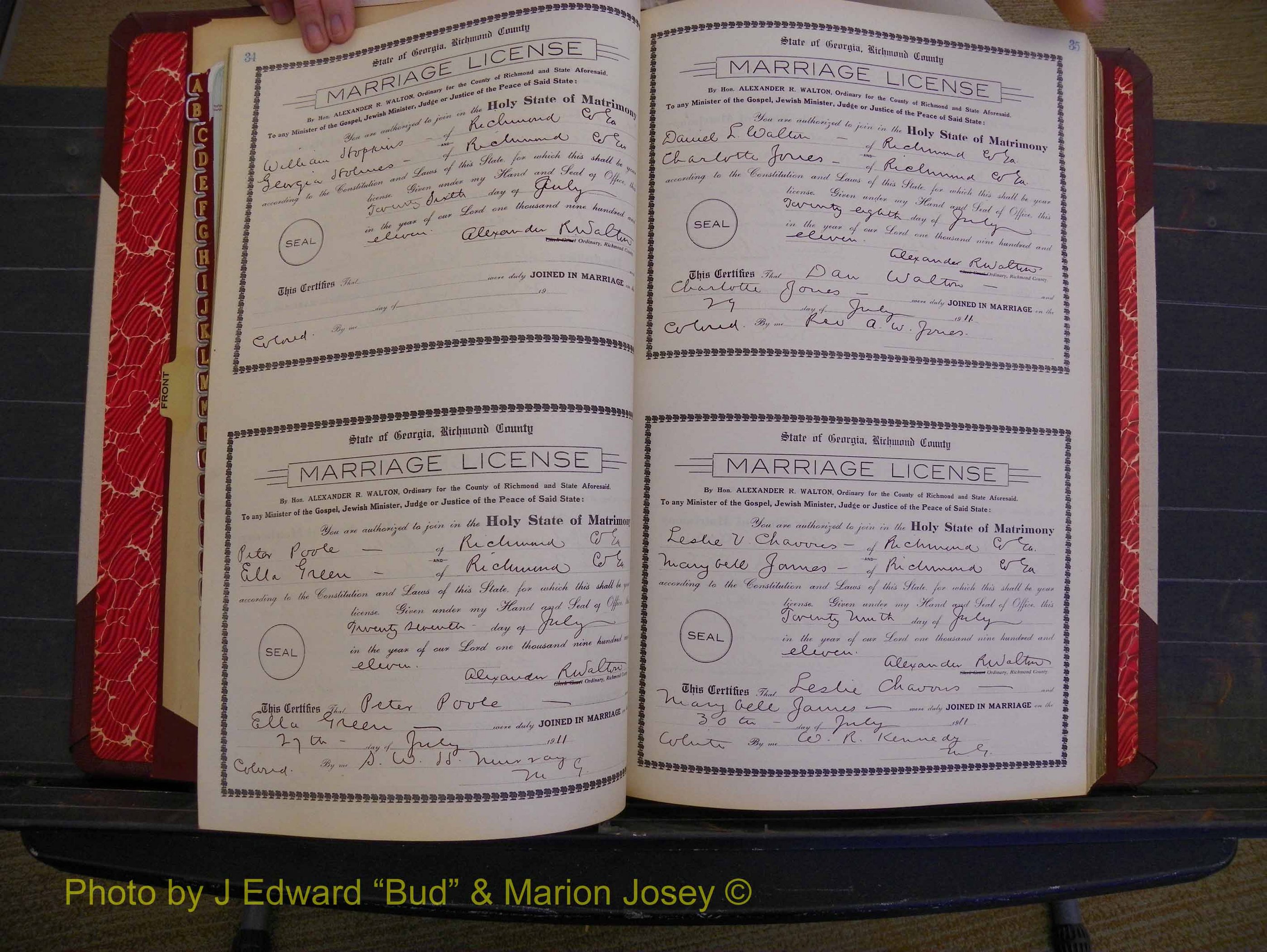 Richmond Marriages, Book GG, 1911-1912 P 034-035.JPG