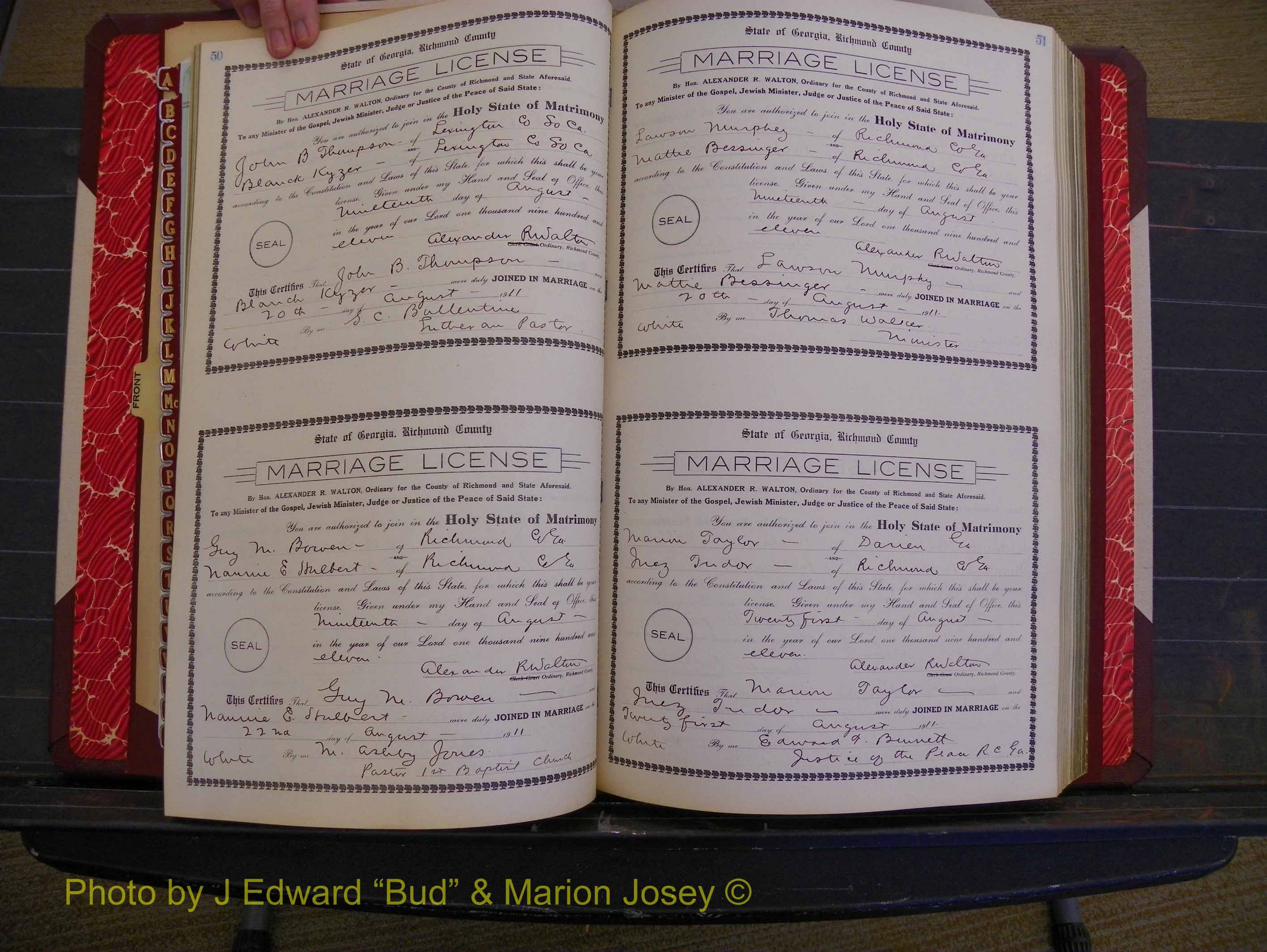 Richmond Marriages, Book GG, 1911-1912 P 050-051.JPG