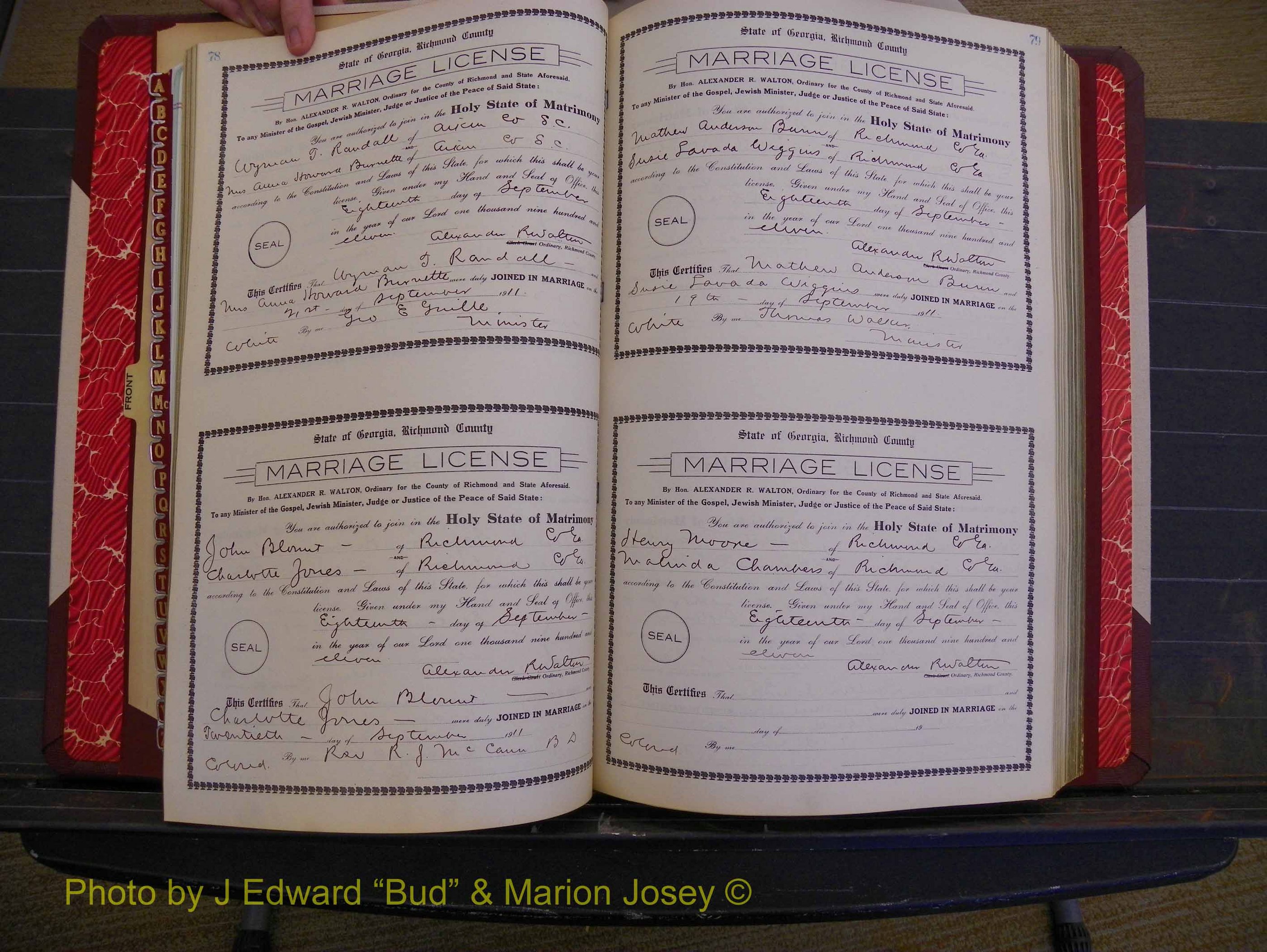 Richmond Marriages, Book GG, 1911-1912 P 078-079.JPG