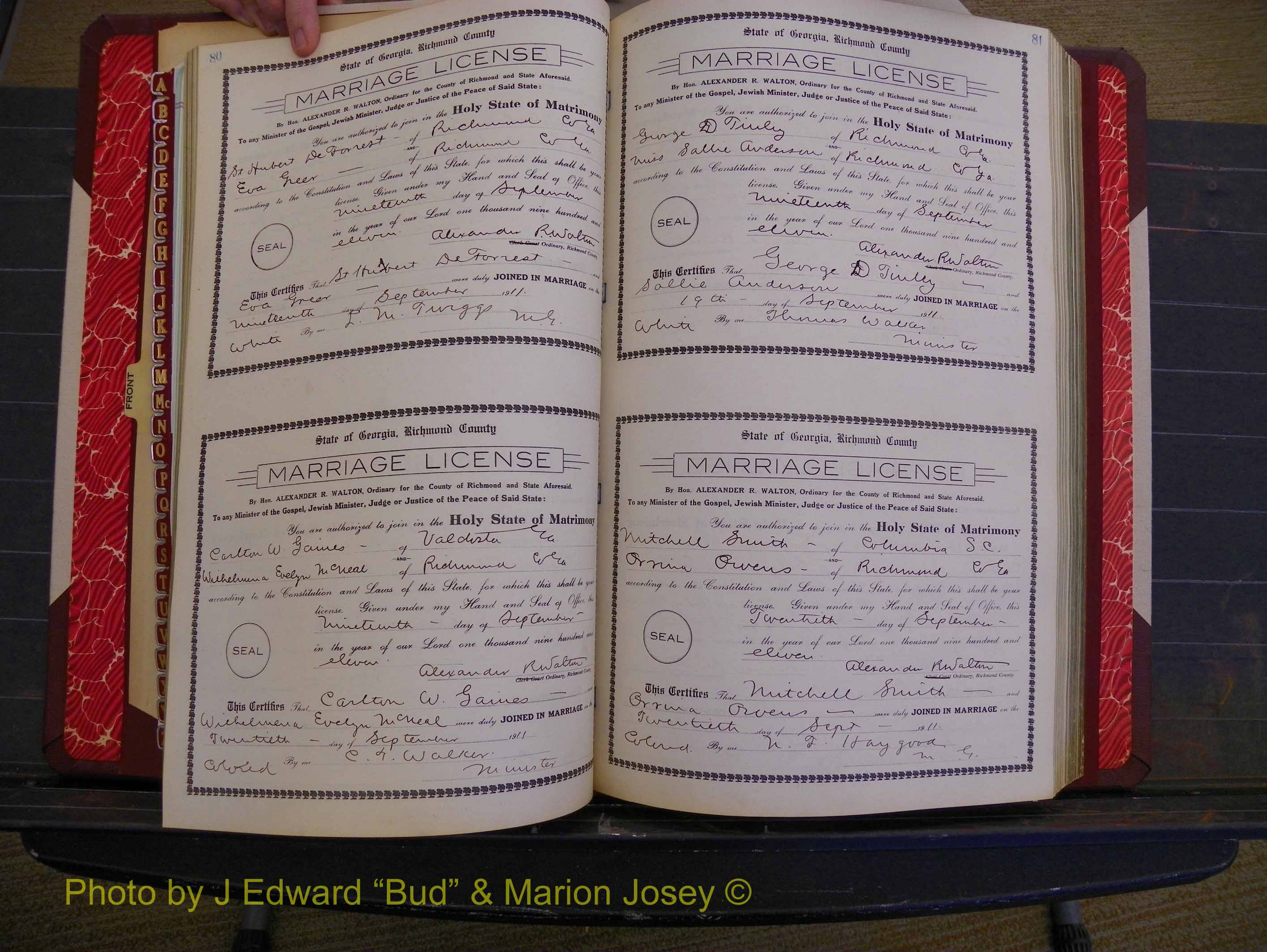 Richmond Marriages, Book GG, 1911-1912 P 080-081.JPG