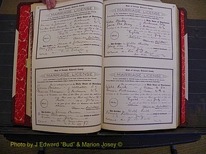 Richmond Marriages, Book GG, 1911-1912 P 018-019.JPG