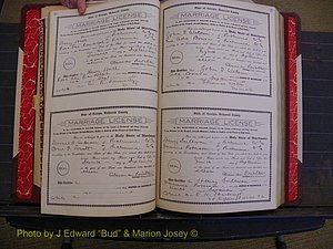 Richmond Marriages, Book GG, 1911-1912 P 066-067.JPG