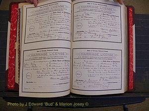 Richmond Marriages, Book GG, 1911-1912 P 086-087.JPG
