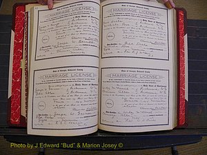 Richmond Marriages, Book GG, 1911-1912 P 122-123.JPG