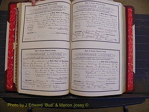 Richmond Marriages, Book GG, 1911-1912 P 138-139.JPG