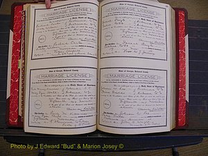 Richmond Marriages, Book GG, 1911-1912 P 140-141.JPG