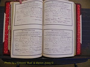 Richmond Marriages, Book GG, 1911-1912 P 164-165.JPG